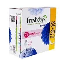 فريش دايز طويل 72 فوطة