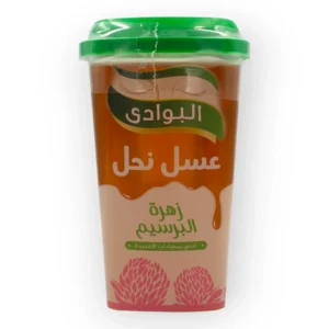 البوادي عسل نحل ابيض زهرة البرسيم 435 جم