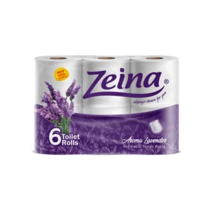 زينة تواليت لافندر 6 بكرة