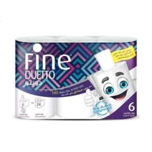 فاين دويتو تواليت مضغوط 6 بكرة