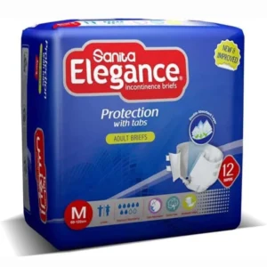 سانيتا اليجانس حفائض كبار السن وسط ليلي 12 حفاضة