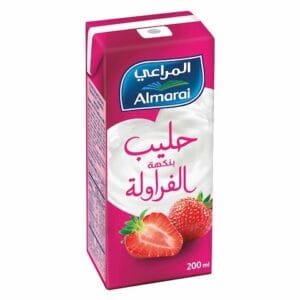المراعي حليب محلي 200 ملي فراولة