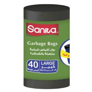 سانيتا اكياس قمامة 90*70 سم 40 كيس
