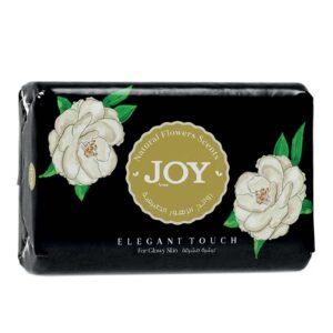 جوي صابون 165 جم زهور الطبيعية اسود - ابيض