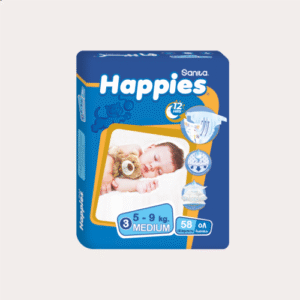 هابيز حفاضات مقاس 3 - 58 حفاضة