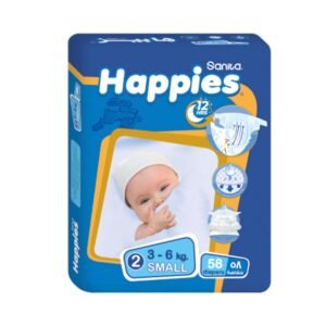 هابيز حفاضات مقاس 4 - 58 حفاضة