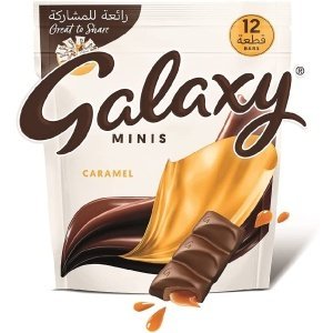 جلاكسي شيكولاتة ميني 162.5 جم كراميل