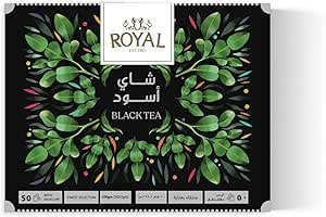 رويال شاي اسود 50 فتلة